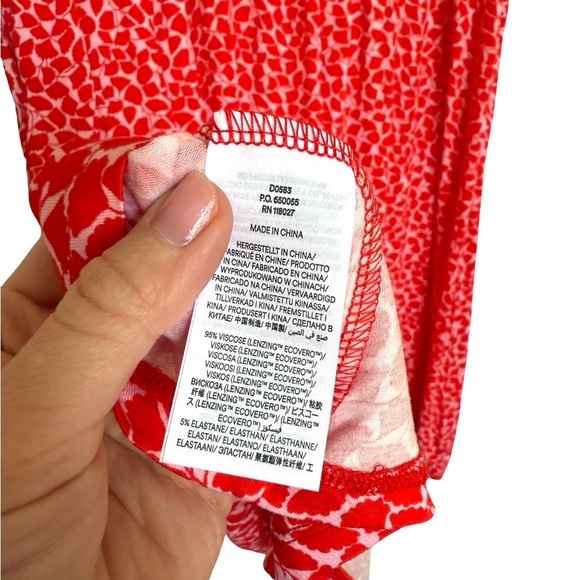 Boden Thea Sleeveless Midi Dress Red Pink Floral 12 - Picture 7 of 9